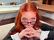 Naomi Hughes is a coworker who neglected wearing undergarments and let Jett Hughes fuck her with no condom on 7