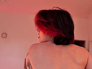 My roommate's slutty girlfriend Lana Bee is not against an indecent act with me 11