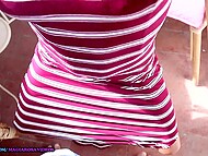 Indecent desire consumes me when I see my favorite amateur pornstar Magia Rosa on the street, and I invite her to my place to fuck 4