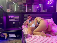 Noahpells has hard anal sex shoving his massive boner into his Latina GF's tight asshole 5