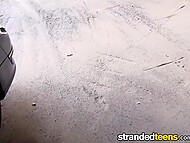 Stranded Czech chick Lucy Li gets help from a kindhearted man and thanks him with her pussy 7