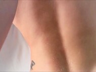 Perfect red-haired artist girl Alex Adams gives sloppy blowjob and mounts a cock in the morning 9