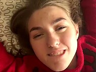 Honey Sasha flashed her ample booty at the holiday gathering which caused unexpected sex 11