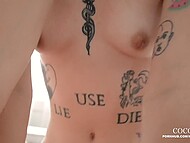 Coconey's passionate home video: Teenage lovers practicing deepthroating 10