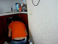 Luxury Tumanova Woman: Caught cheating on her husband having anal sex with a plumber 4