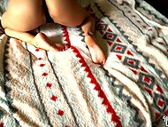 Amateur tart with fit body NoFaceGirl makes her man cum all over her chest 4