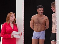 Amateur whore Khalamite and her Tinder lovers get together to have a group session 10