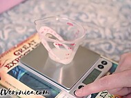 Velvet Veronica's skillful hands and sex toys make her man give a big load 11