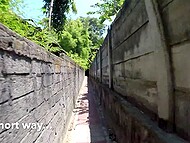 Asian hottie LonelyMeow yearns for steamy seaside sexual intercourse with a pickuper 5