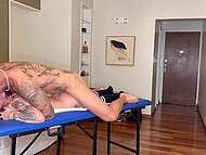 Valentino Roca sleeps with a kinky masseuse cheating on his girlfriend with her 8