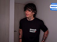 Perverted Latina wife Celeste Alba cheats on her husband with hot guy Jordy Fabian for him to watch 4