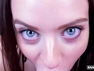 Smoking-hot brunette Lana Rhoades in a cock-hardening video compilation of intense sex 10