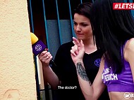 Lucky fervent admirer of German pornstar Lullu Gun savors passionate sex with her 4