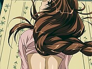 Hentai MILF with undeniably alluring plump rump  gets pleasure as she engages in sex with a massive young phallus 10