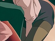 Hentai MILF with undeniably alluring plump rump  gets pleasure as she engages in sex with a massive young phallus 5