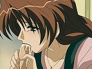 Hentai MILF with undeniably alluring plump rump  gets pleasure as she engages in sex with a massive young phallus 7