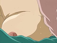 Hentai MILF with undeniably alluring plump rump  gets pleasure as she engages in sex with a massive young phallus 9