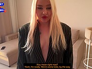 The client opted for a condo thanks to anal sex with Russian realtor Blondessa 5