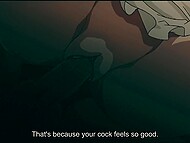 Hentai maid with big breasts finds pleasure in finishing with a creampie 8