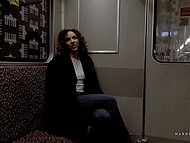 A crowd of masked men use amateur chick's mouth during a hardcore blowbang 6