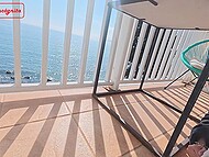 Shameless tart Chilena Incognita iving head to the guy in public by the sea 4