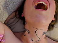Lustful Libertines fulfill the desires of a filthy stepmom as a cumslut 11
