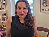 Lustful Libertines fulfill the desires of a filthy stepmom as a cumslut 5