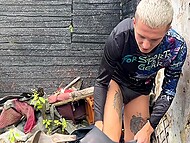 Falcon Al soulfully savored drilling his gay lover's ass in the ruined house 11