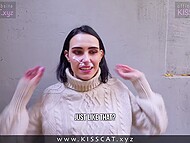 Бесстыжая студентка Кисскат занимается анальным сексом возле университета перед занятиями 11