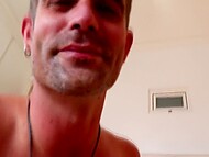 Magia Rosa and her beloved male having passionate sex on the couch 7