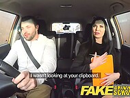 Jasmine Jae bares all behind the wheel for wild ride of Max Deeds' dick 4