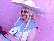 Sweet Darling, a Pokemon trainer teenager, sucks and fucks like a whore 7