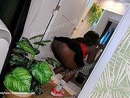 In Mombasapornstar's collection, find a quickie with a black guy in a school washroom 10