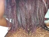 Black couple, Andrea And Jean, show what they usually do in the bedroom 7