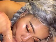 Filthy stepdaughter submits to daddy's demands with a sultry suck 8