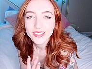 Stepsister's naughty kink: Ex GF's unexpected face-gush in POV 4