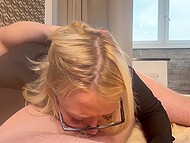 Migi Aoki savors every sensation as the passionate MILF's wet lips wrap around his throbbing cock, devouring him whole 9