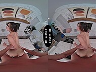 Scarlett Alexis luxuriates in Kyle Mason's grasp of her breasts before taking control of their passion with a ride on his fat dick 11