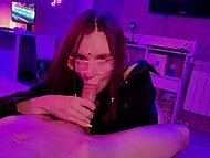 Satanicabstract, a cutie from Cyberpunk 2077, is giving head like a pro 9