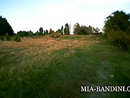 Mia Bandini earns additional income by performing oral sex on strangers in public areas 5