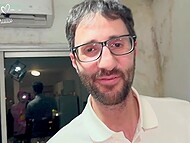 DivinaMaruuu shudders at Sebas Ricci's ten-inches tool inside her vagina 11