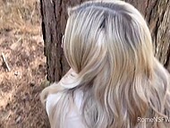 Roman NSFW pounded the cutie until her legs shook in the forest 9