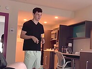 Josh Slovak lures IQ-challenged stepmom Danni Tyler through the glory of a soothing spa session 4