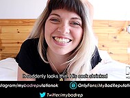 Uncensored doggy face to camera, showing natural Ahegao expression of MyBadReputation 10