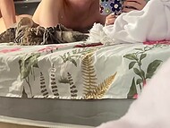 Russian student YourSofia pleasures with oral and ride a hard throbbing cock 8