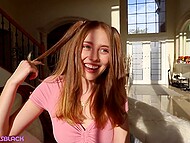 Black guy unleashing pressure on intimate depths of his GF's sister Selina Bentz 4