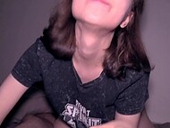 Хайют и её грязная подборка сцен с обильным количеством спермы на лице и во рту 10