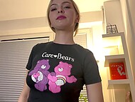 LIs Evans stroked her college group mate's cock out of friendship 6