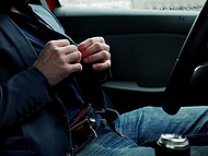 Al3x strokes his massive erection and unleashes a torrent of hot jizz in his shirt during a secret masturbation session in the car park 11