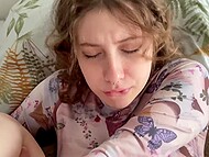 YourSofia's lips wouldn't close around the XXX instrument 7